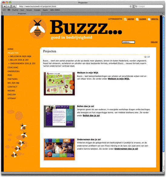 buzzz... projecten buzzz... projecten