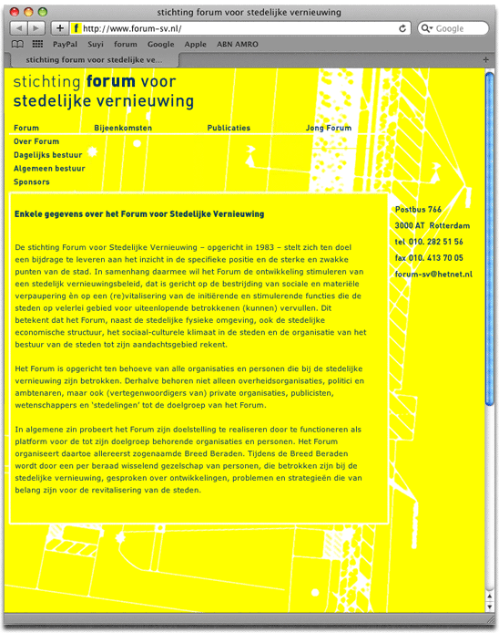 Forum Voor Stedelijke Vernieuwing